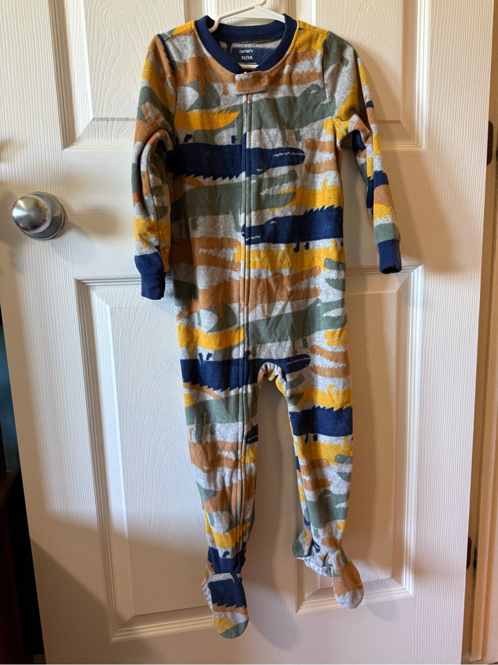 Carter's 3T Crocodile/Alligator Fleece Sleeper - 2/$10 Fleece Sleepers